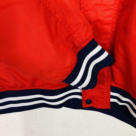 US Polo Assn  Red Lined Zip-Up All-Weather Windbreaker Jacket Sz L‎ - Picture 4 of 13
